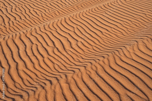 Sand dunes at sunset