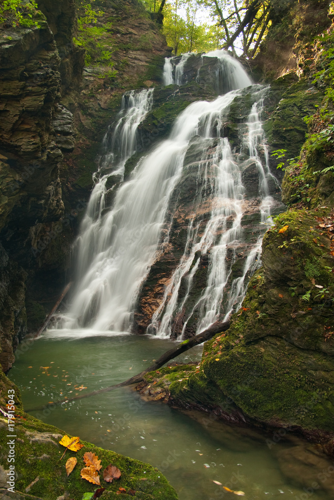 Fototapeta premium Waterfall in autumn
