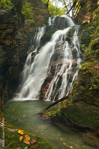 Waterfall in autumn