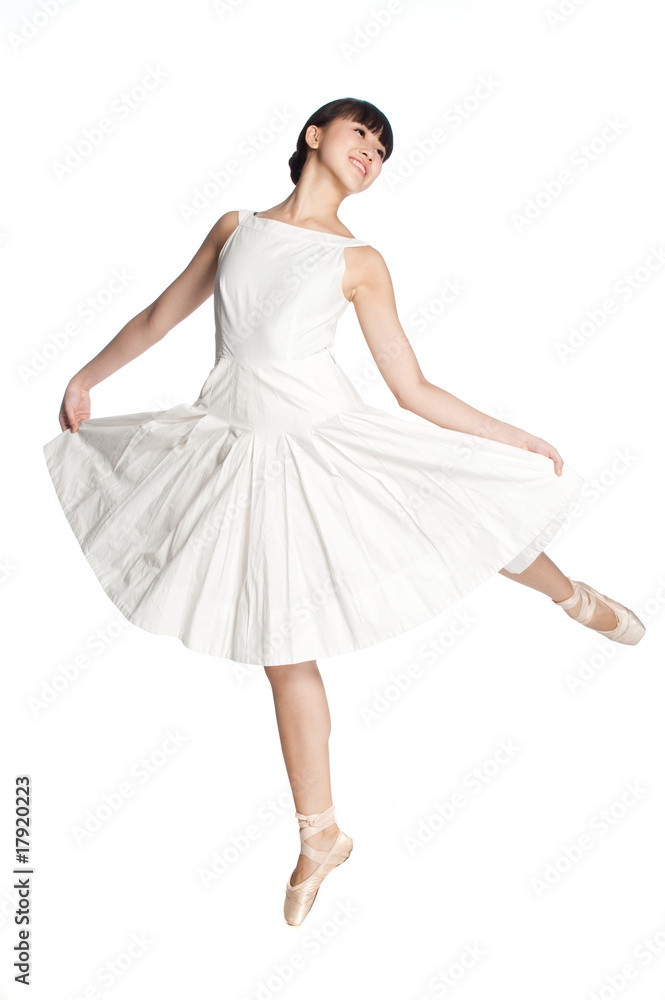 Naklejka premium Female Ballerina