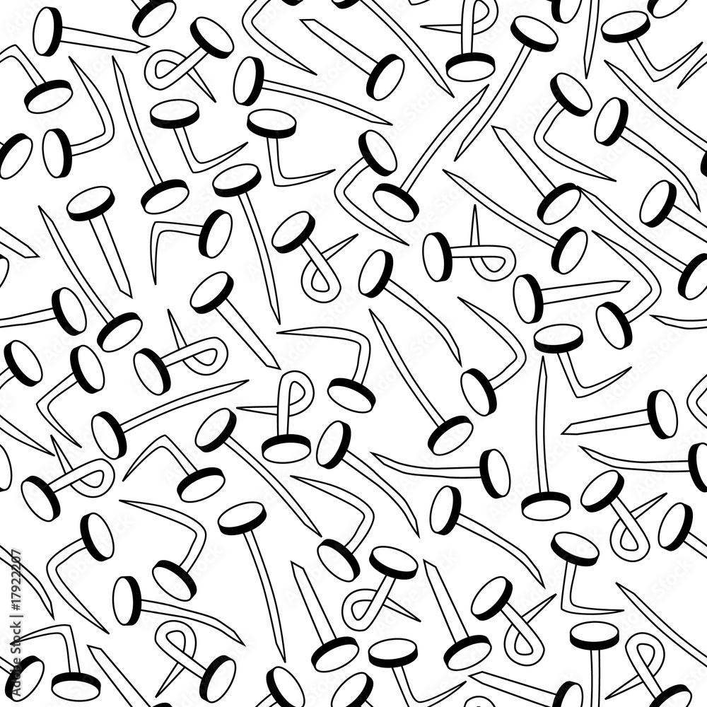 Nail seamless pattern Nail seamless pattern