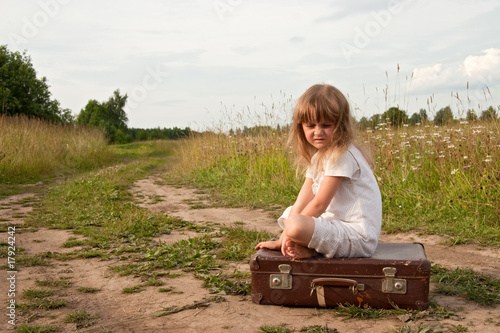 Child in countryside