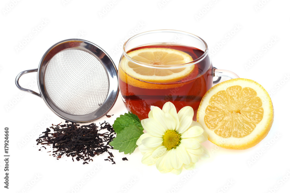 Tea cup and lemon Tea cup and lemon