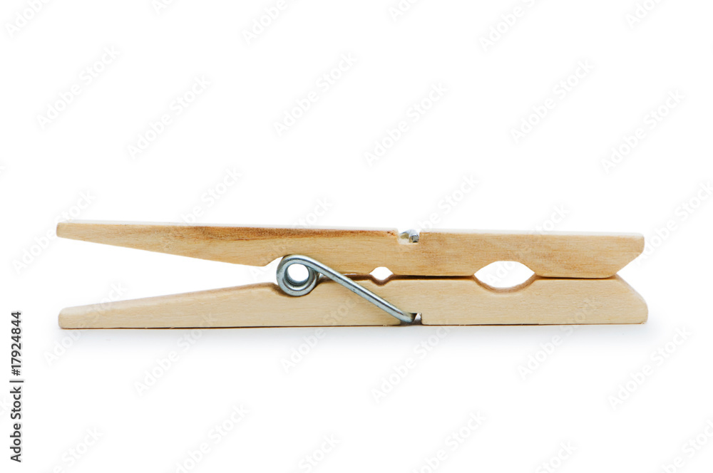 Peg isolated on white background Peg isolated on white background