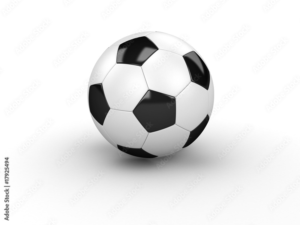 Classic soccer ball isolated on white Classic soccer ball isolated on white