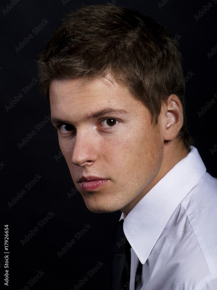 Handsom young male model Handsom young male model