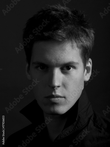 Handsom young male model