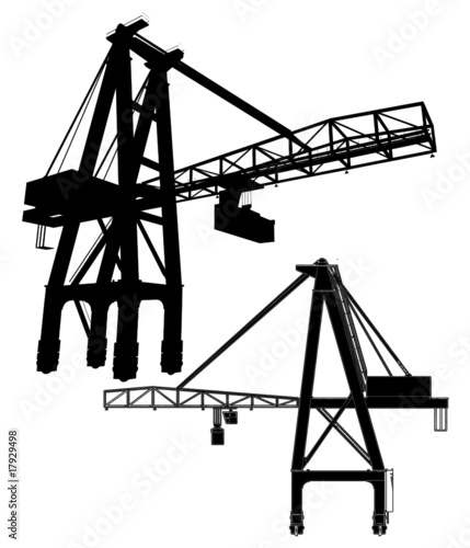 Gantry Crane Vector 01