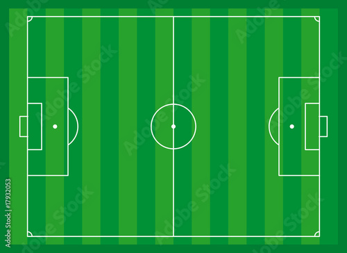 campo da calcio, illustrazione