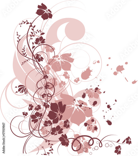 Floral abstraction for design