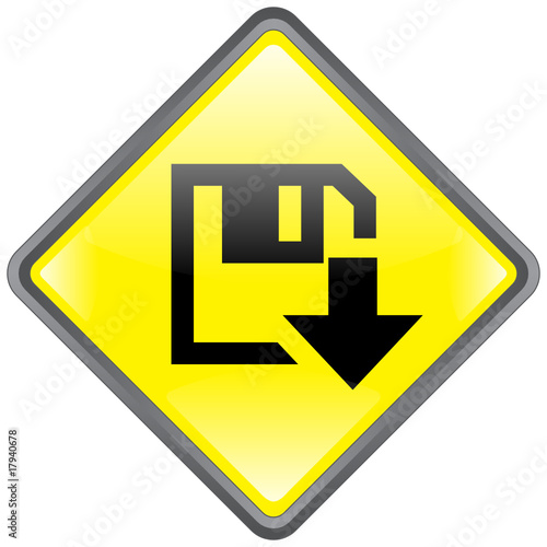 "Download" Signpost -- Panneau "Download"