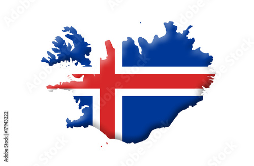 Slika na platnu Republic of Iceland