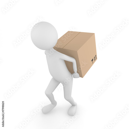 Man carrying box