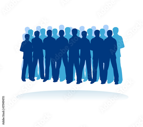 vector crowd of people
