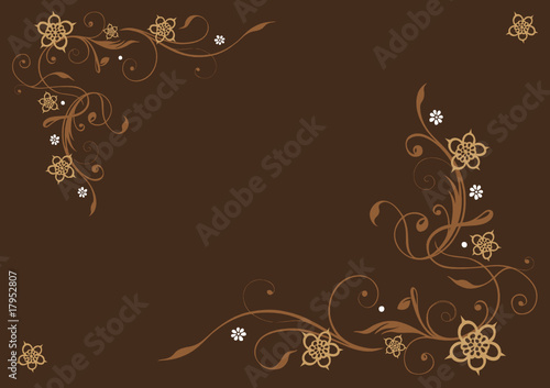 Blume, flower, Ranke, floral, Hintergrund, backround