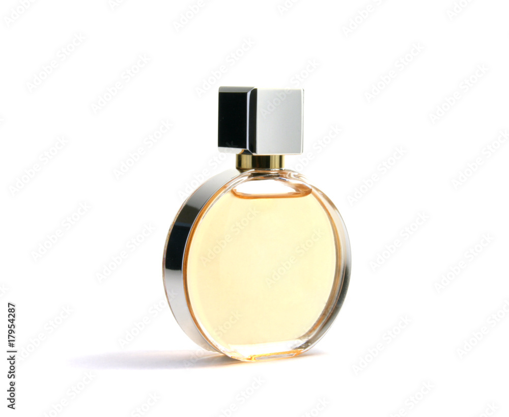 Perfume in elegant container - obrazy, fototapety, plakaty 