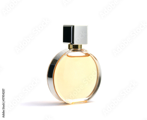 Perfume in elegant container photo