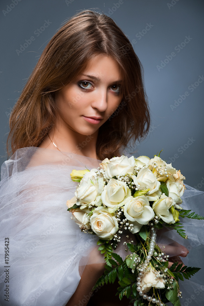 Naklejka premium beautiful woman