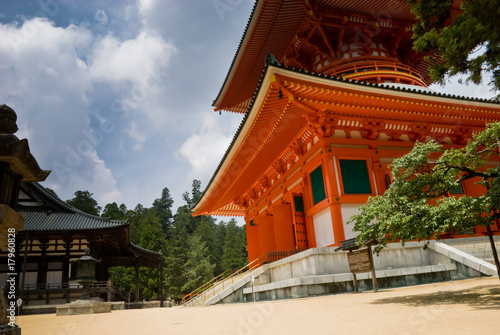 Konpon Daito Pagoda in Mount Koya, Japan