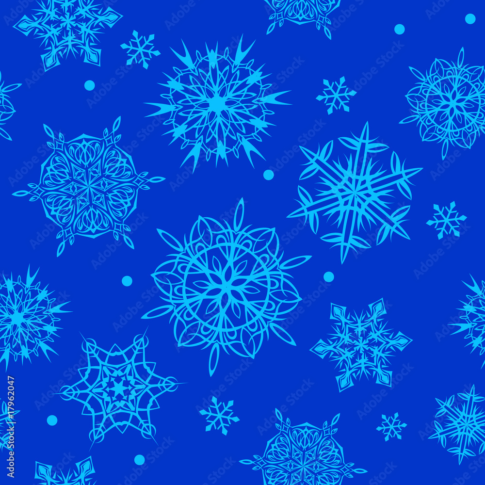 Christmass Seamless Blue Pattern Christmass Seamless Blue Pattern