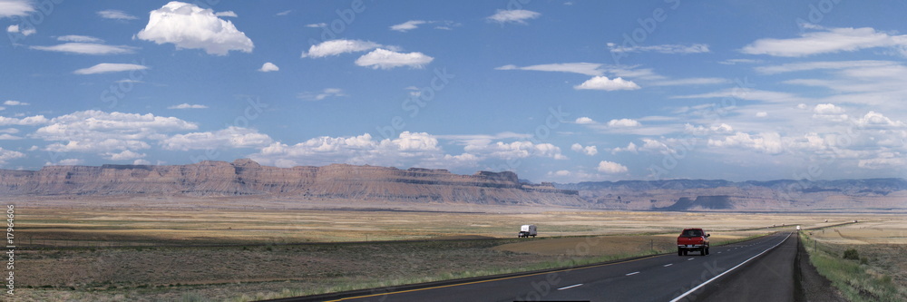 panoramic view in the southwest of united states