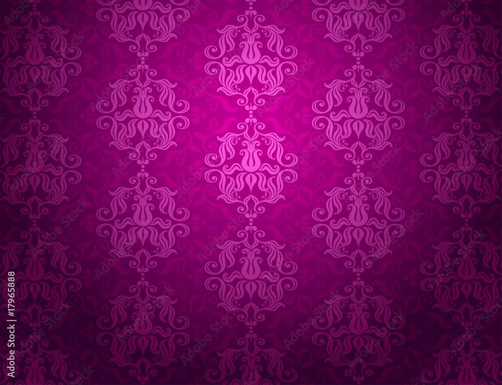 Fototapeta Luksusowy fioletowy wzór dekoracyjny