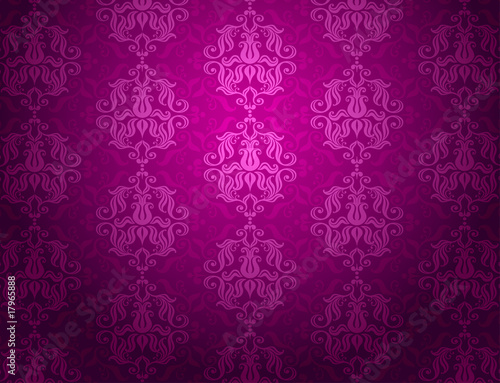 Fototapeta Luksusowy fioletowy wzór dekoracyjny