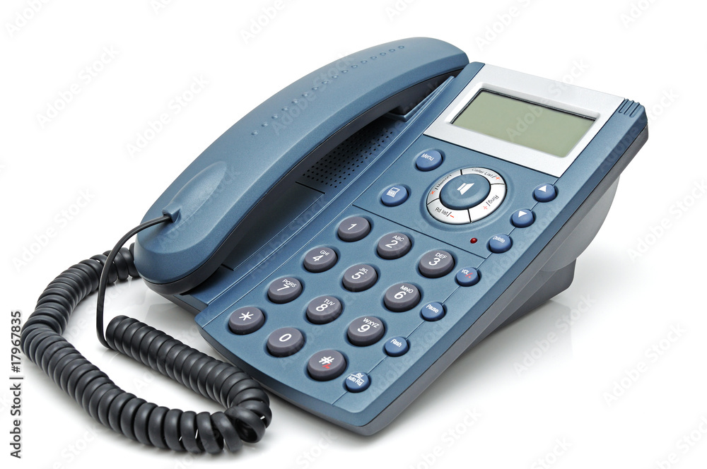 Telephone with liquid-crystal display Telephone with liquid-crystal display