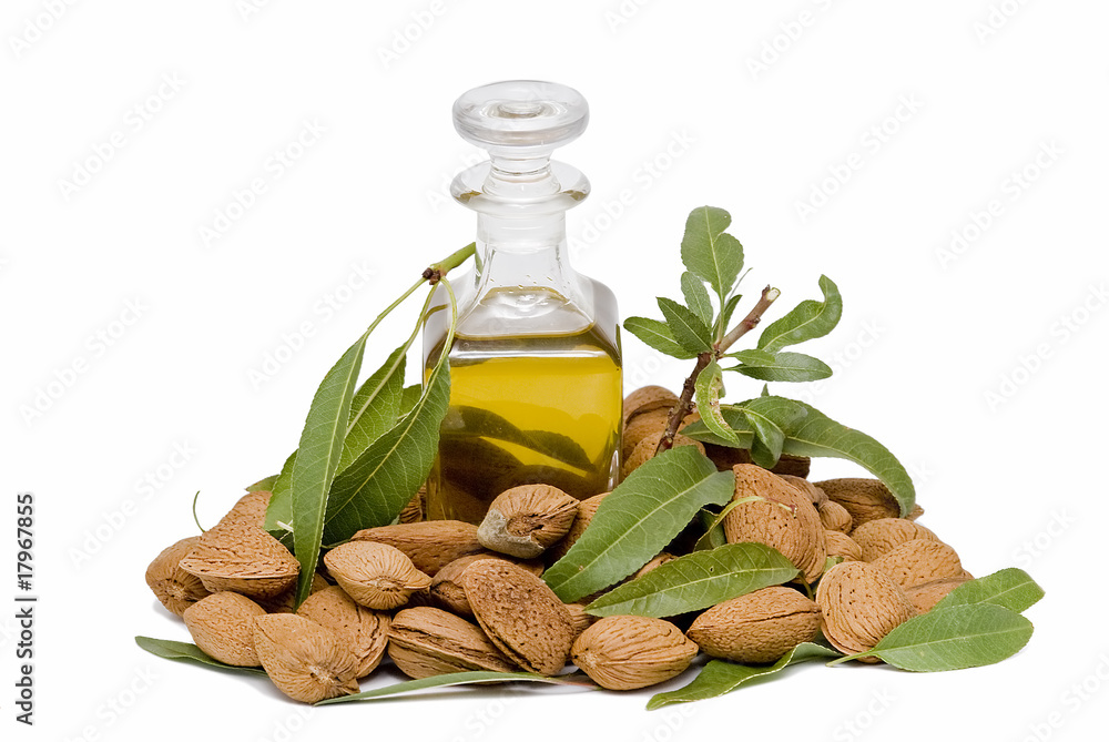 Frasca de aceite de almendras. Frasca de aceite de almendras.