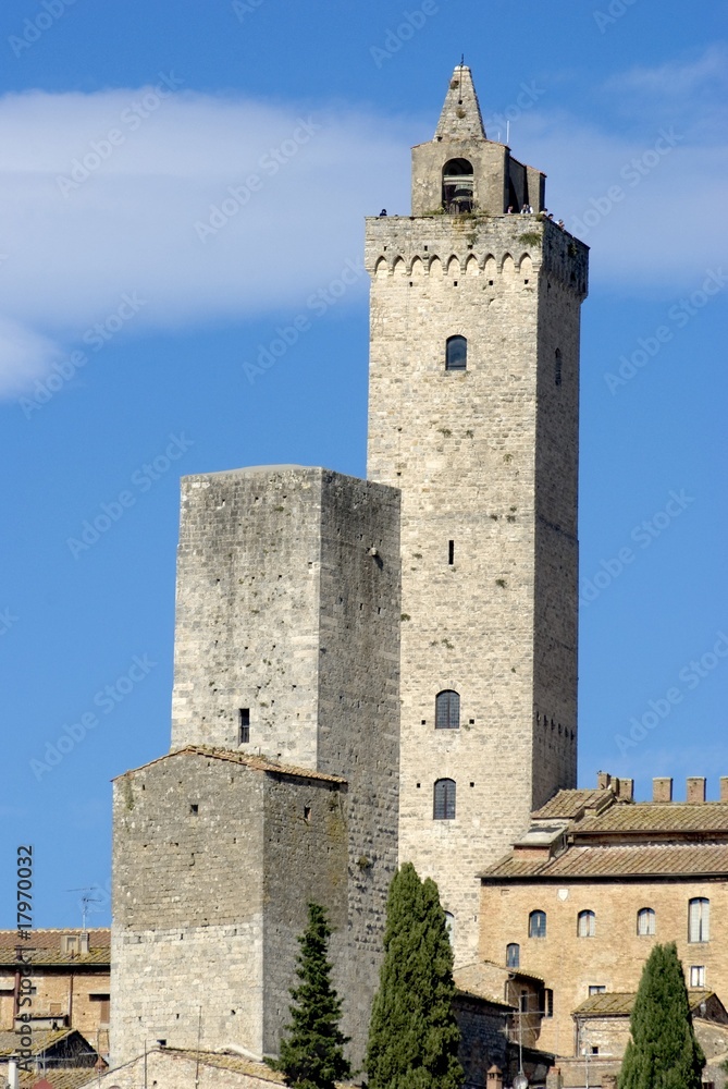 Toscana: panorama di San Gimignano 4