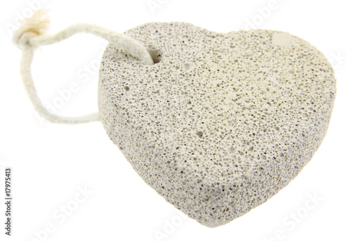 Fotografía coeur pierre ponce fond blanc