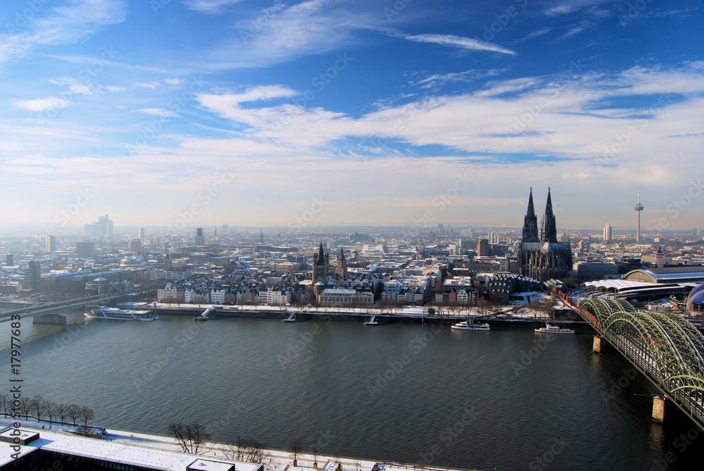 Köln im Schnee