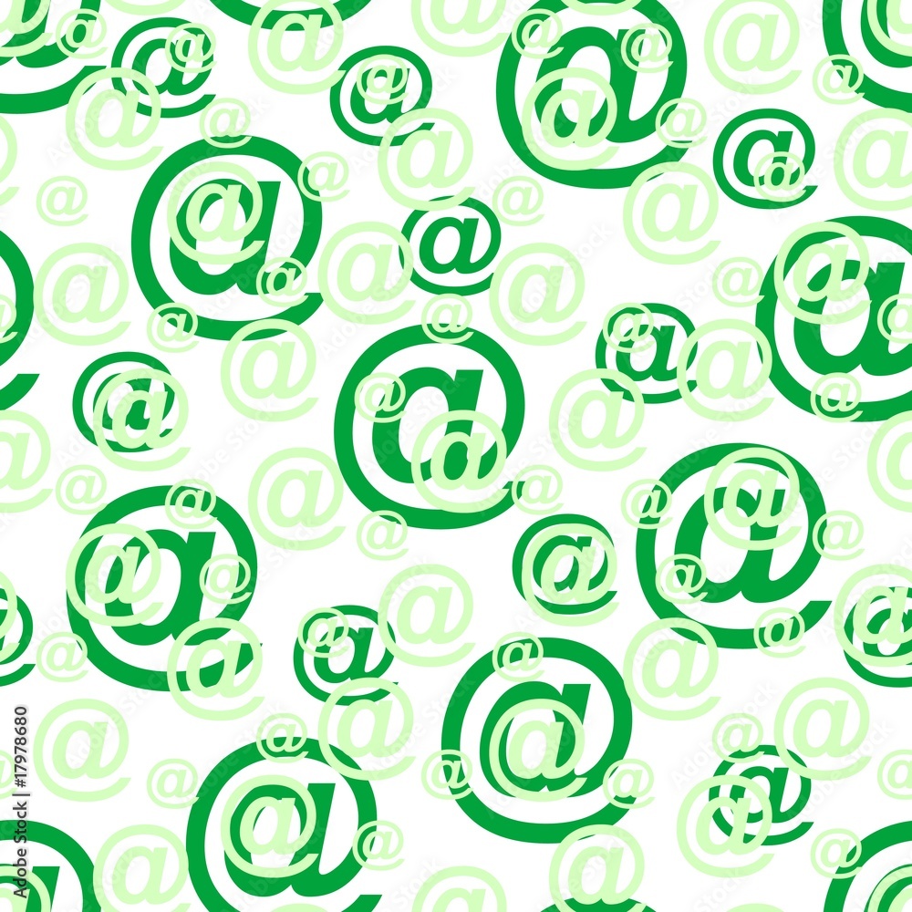 Vector seamless green at symbol background