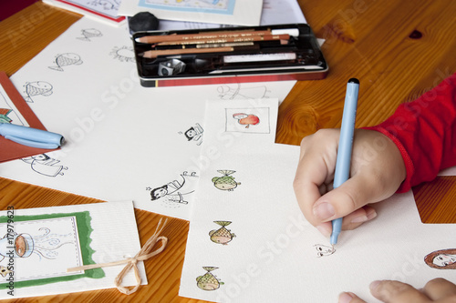 Slika na platnu Illustrator at work