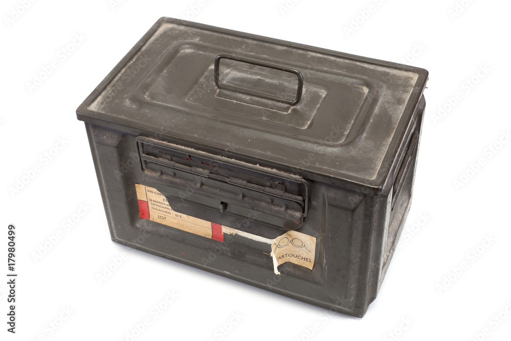 Fototapeta premium caisse munitions