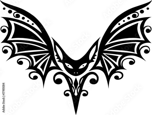 Halloween bat, Fledermaus, design element