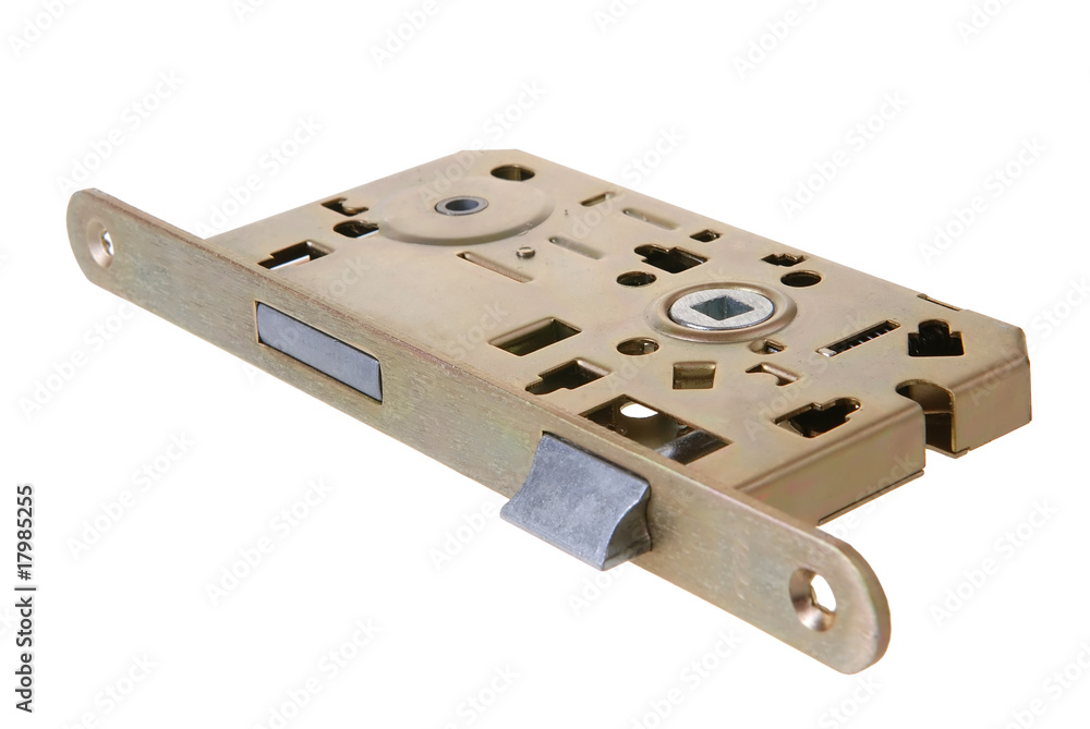 Door lock isolated on white background Door lock isolated on white background