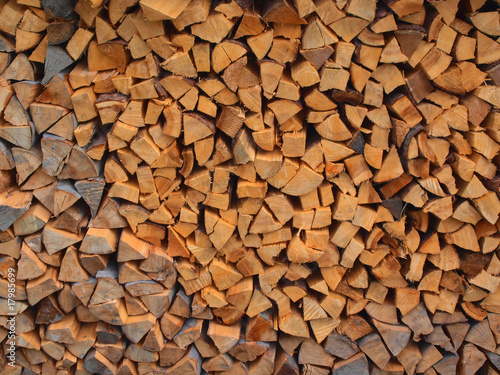 Wooden logs abstract background
