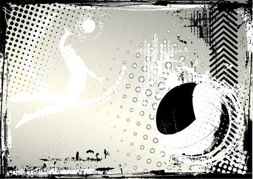 volley grungy background