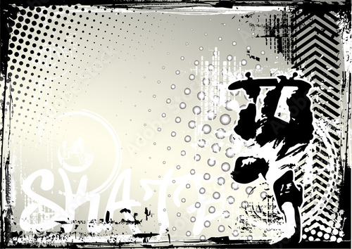 skate grungy background