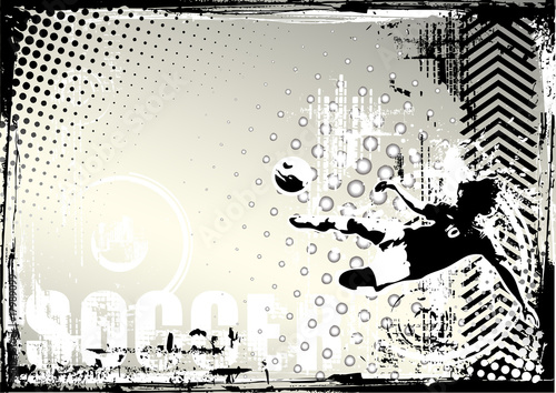 soccer grungy background