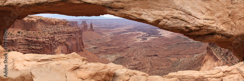 panoramic view ar canyonland national park