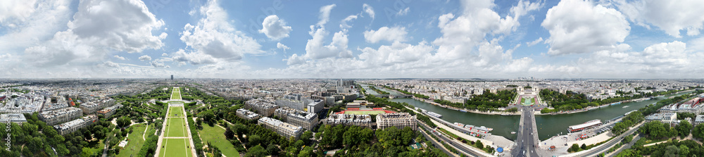 Paris-360 Grad Panorama, kleine Version..Paris-360 Grad Panorama