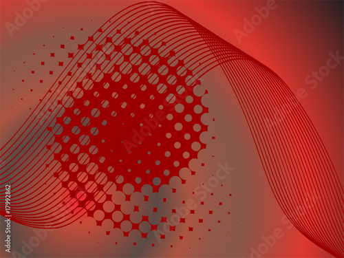 abstraktes rotes design