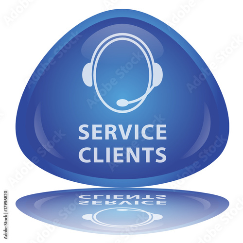 Bouton "Service Clients"