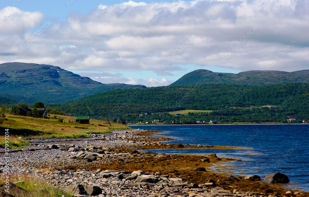Fototapeta premium Seacoast in Northern Norway