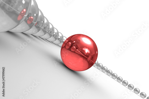 leadership concept on white...