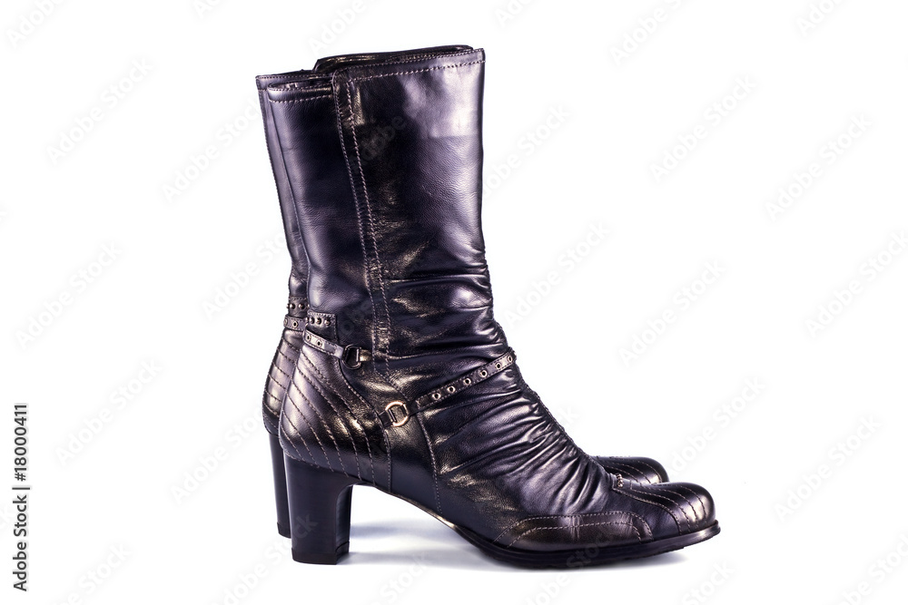 Black female boots