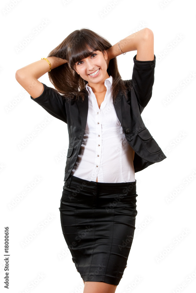 Smiling business woman Smiling business woman