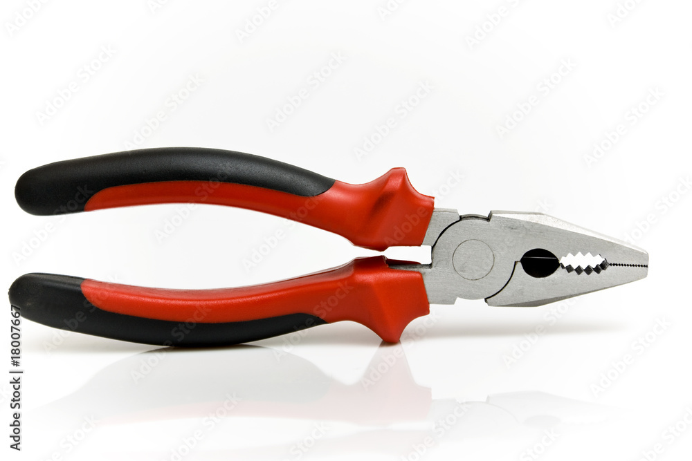 Black and red pliers Black and red pliers